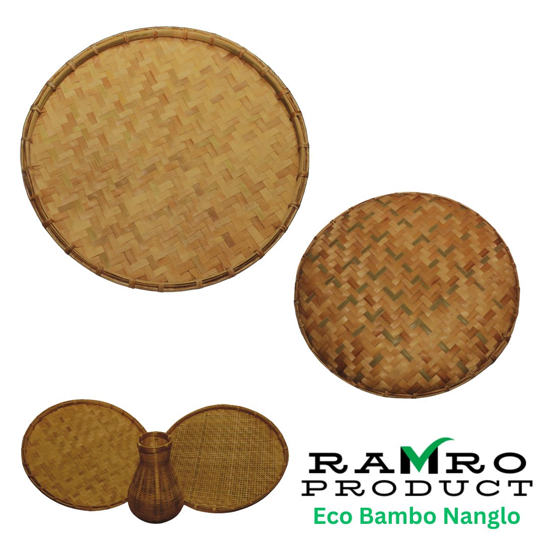 Traditional Bamboo Naglo / Kitchen Tool for Sifting, Cleaning & Sun-Drying Grains Sieve