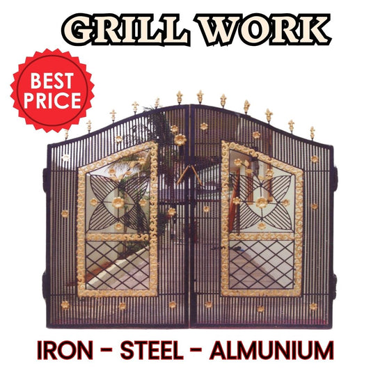 Grill work on Best Price : Iron, Steel or Aluminum I