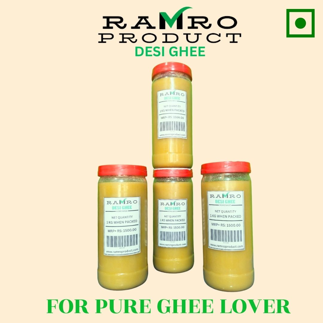 Premium Pure Cow Ghee – Natural, Nutritious, and Aromatic but Limited available (1 pack)